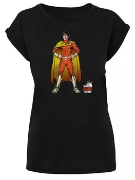 Футболка F4NT4STIC Shirt Big Bang Theory Howard Superhero, черный