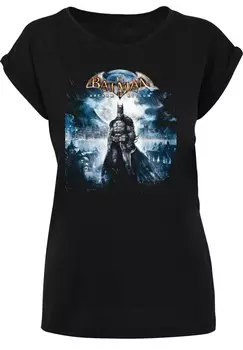 Футболка F4NT4STIC Shirt DC Comics Batman Arkham Asylum Pale Moonlight, черный