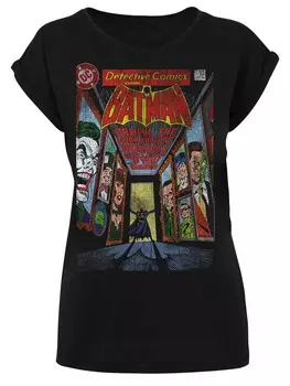 Футболка F4NT4STIC Shirt DC Comics Batman Rogues Gallery Cover, черный