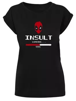 Футболка F4NT4STIC Shirt Deadpool Insult Loading, черный