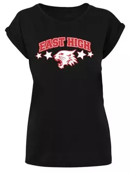 Футболка F4NT4STIC Shirt Disney High School Musical The Musical Wildcat Stars, черный