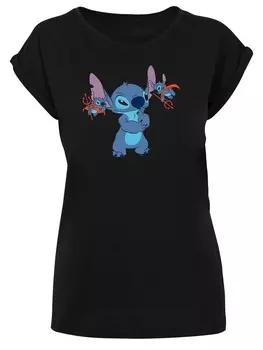 Футболка F4NT4STIC Shirt Disney Lilo And Stitch Little Devils, черный