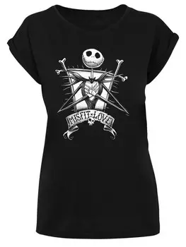 Футболка F4NT4STIC Shirt Disney The Nightmare Before Christmas Misfit Love, черный
