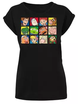 Футболка F4NT4STIC Shirt Disney Toy Story Character Squares, черный