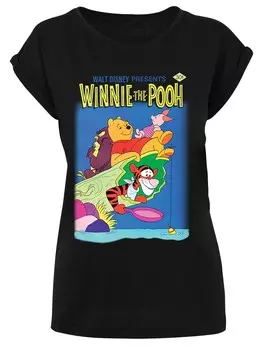 Футболка F4NT4STIC Shirt Disney Winnie Puuh Poster, черный