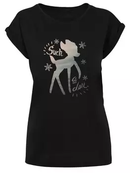 Футболка F4NT4STIC Shirt Disney Winter Deer, черный