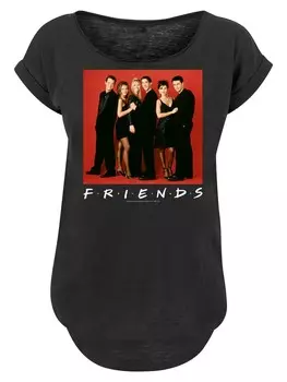 Футболка F4NT4STIC Shirt Friends Group Photo Formal, черный