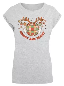 Футболка F4NT4STIC Shirt Groovy And Bright, пятнистый серый