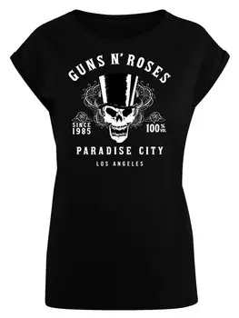 Футболка F4NT4STIC Shirt Guns n Roses Whiskey Label Rock Band, черный