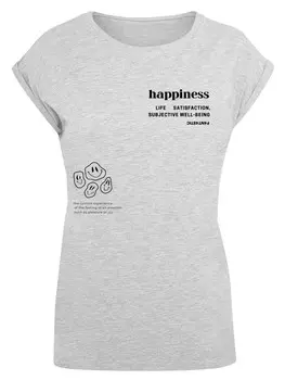 Футболка F4NT4STIC Shirt Happiness, серый