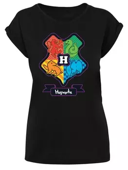 Футболка F4NT4STIC Shirt Harry Potter Hogwarts Junior, черный