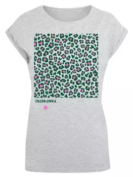 Футболка F4NT4STIC Shirt Leo Grn, серый