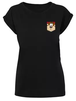 Футболка F4NT4STIC Shirt Looney Tunes Tasmanian Devil Face, черный