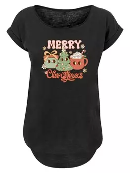 Футболка F4NT4STIC Shirt Merry Christmas, черный