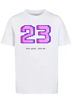 Футболка F4NT4STIC "SIlvester Party Happy People Only", принт, белый