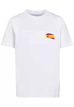 Футболка F4NT4STIC Spain Spanien Flagge, белый