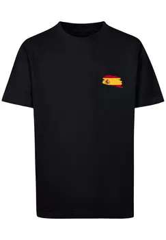Футболка F4NT4STIC Spain Spanien Flagge, черный