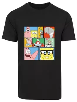 Футболка F4Nt4Stic Spongebob Schwammkopf, черный