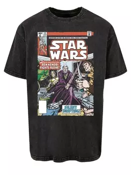 Футболка F4Nt4Stic STAR WARS BEN KENOBI FIGHTS ALONE, черный