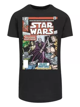 Футболка F4Nt4Stic STAR WARS BEN KENOBI FIGHTS ALONE, черный