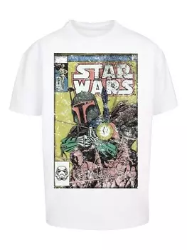 Футболка F4NT4STIC Star Wars Boba Fett Comic, белый