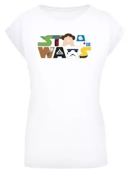 Футболка F4NT4STIC Star Wars Character Logo, белый
