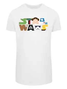 Футболка F4NT4STIC Star Wars Character Logo, белый