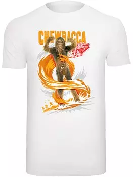 Футболка F4Nt4Stic Star Wars Chewbacca Wookiee Gigantic, белый