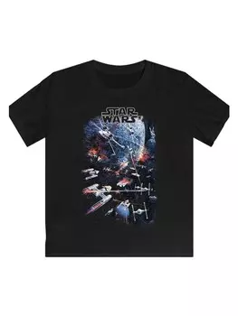 Футболка F4NT4STIC Star Wars Galaxy Space Fight Classic, черный