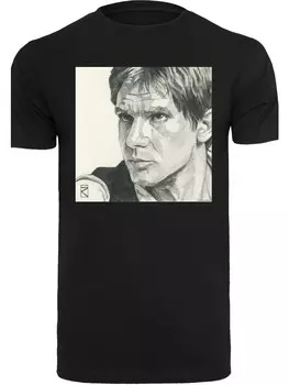Футболка F4NT4STIC Star Wars Han Solo Drawing, черный