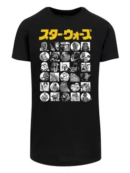 Футболка F4NT4STIC Star Wars Japanese Character Thumbnail, черный