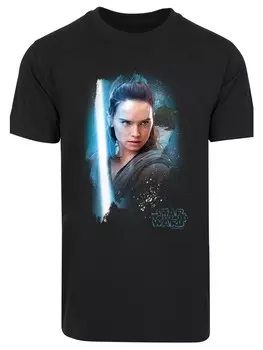 Футболка F4NT4STIC Star Wars Last Jedi Rey Brushed, черный
