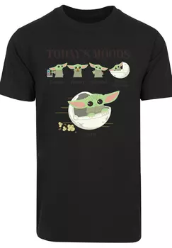 Футболка F4NT4STIC Star Wars Mandalorian Child Moods, черный