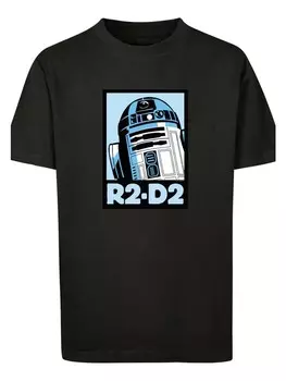 Футболка F4NT4STIC Star Wars R2 D2 Poster, черный