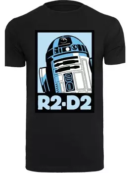 Футболка F4NT4STIC Star Wars R2 D2 Poster, черный