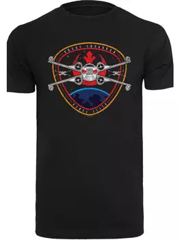 Футболка F4NT4STIC Star Wars Rebel Elite Badge, черный