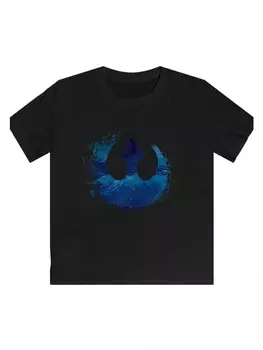 Футболка F4NT4STIC Star Wars Rise Of Skywalker Rebellen Logo Wave, черный