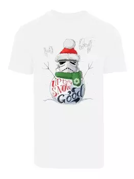 Футболка F4NT4STIC Star Wars Stromtrooper Up To Snow Good, белый