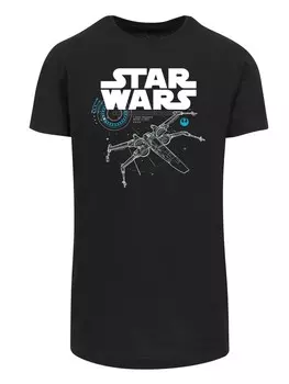 Футболка F4NT4STIC Star Wars The Last Jedi X Wing, черный