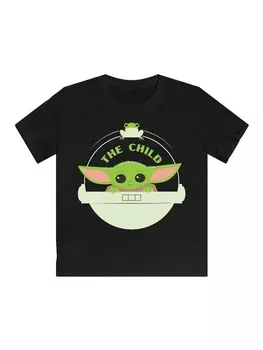 Футболка F4NT4STIC Star Wars The Mandalorian Baby Yoda, черный