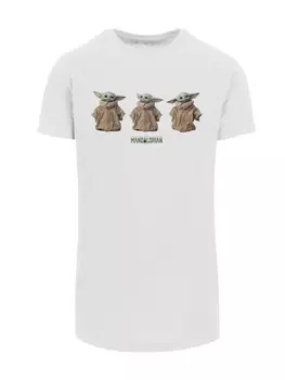 Футболка F4NT4STIC Star Wars The Mandalorian Baby Yoda, белый