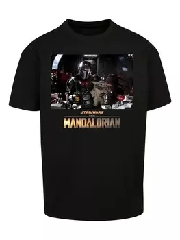 Футболка F4NT4STIC Star Wars The Mandalorian Child On Board, черный