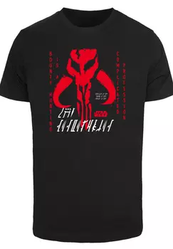 Футболка F4NT4STIC Star Wars The Mandalorian Complicated Profession, черный