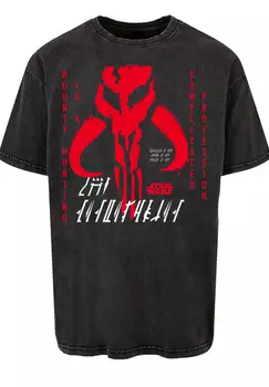 Футболка F4NT4STIC Star Wars The Mandalorian Complicated Profession, черный