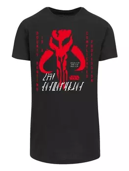 Футболка F4Nt4Stic STAR WARS THE MANDALORIAN COMPLICATED PROFESSION, черный