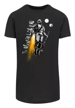 Футболка F4NT4STIC Star Wars The Mandalorian Flight, черный
