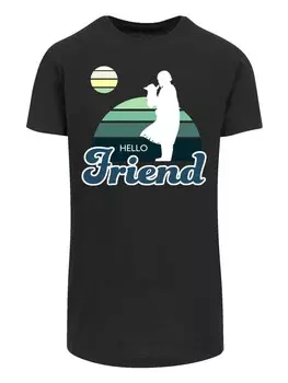 Футболка F4Nt4Stic STAR WARS THE MANDALORIAN HELLO FRIEND, черный