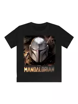 Футболка F4NT4STIC Star Wars The Mandalorian Helm, черный