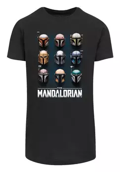 Футболка F4NT4STIC Star Wars The Mandalorian Helmets, черный