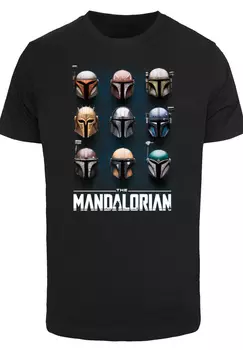 Футболка F4NT4STIC Star Wars The Mandalorian Helmets, черный